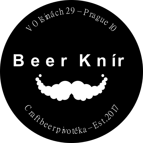 Logo pivovaru Beer Knír